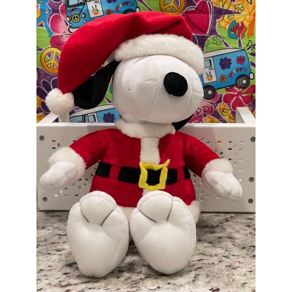 Hallmark Snoopy Christmas Santa Suit 14" Plush Doll - Picture 5 of 5